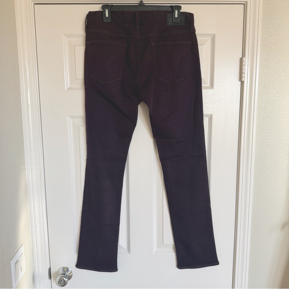 John Varvatos Star USA Jean Bowery Slim Straight Plum Jeans - Picture 4 of 7